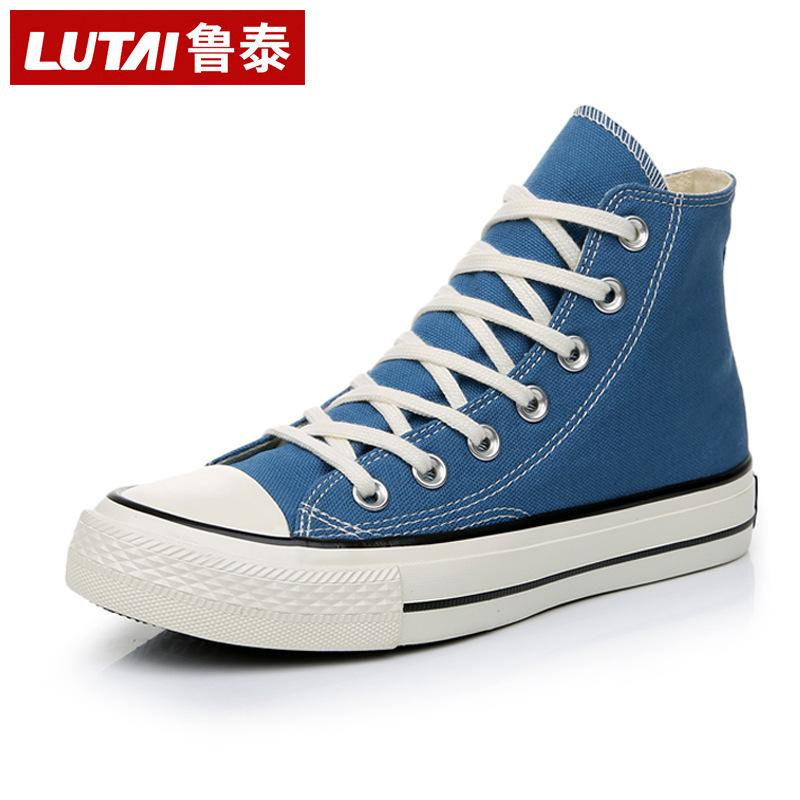 Little white shoes white canvas shoes work shoes men's casual shoes one pedal lazy shoes men's shoes single shoes sneakers