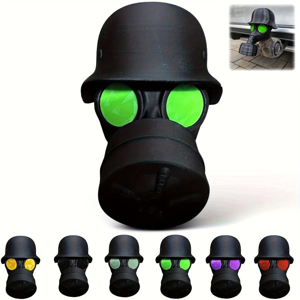 Cover Cap for Trailer Coupling, Fun Helmet Trailer Hitch Cover, Trailer Coupling Protective Cap, Car Decoration Accessories