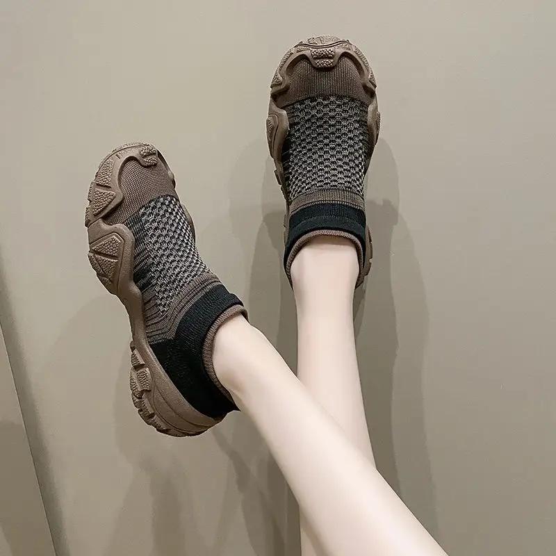 

Мода Оригинальный Легкий Весна Осень Слипоны Женская Обувь Скидки Y2k Мода Новинка Стильное Поступление 2025 Ходьба Дешевая Женская Обувь 40