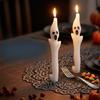 Halloween Ghost Long Pole Candle Gothic Ghost Candles Table Decorations Entryway Mantel Party Atmosphere Arrangement Candles