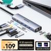 ShanZe DKK6 USB-C Docking Station: HDMI, Gigabit Ethernet, VGA, Audio, USB Hub.