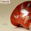 11ml Forbidden City Red Butterflies Teacup Antique Tea Bowl Beautiful Tea Cup Tea-tasting Personal Cup Chazhan Master Cups Cha