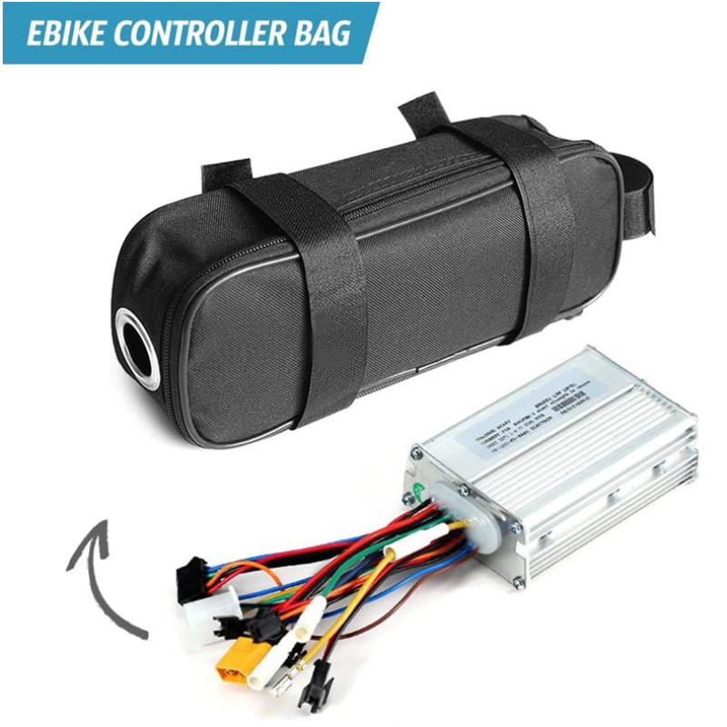 Bolsa para Controlador de Bicicleta Eléctrica Tela Oxford Resistente Impermeable Estuche para Batería de Bicicleta de Montaña y Carretera Paquete Portátil para Colgar en la Bicicleta