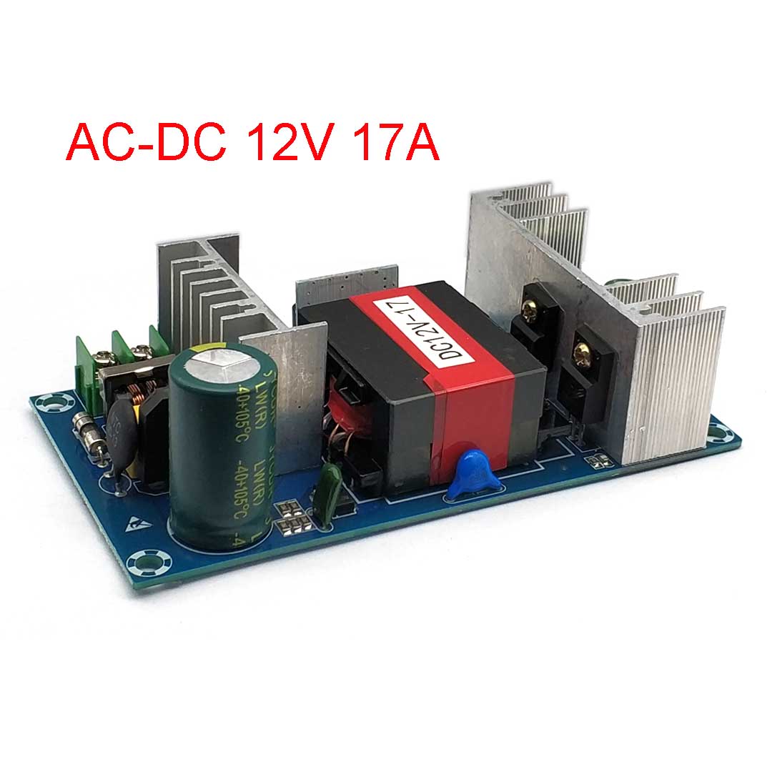 

AC-DC 24V 9A 12A 12V 17A 20A 200W Прецизний понижувальний перетворювач AC 220V До 12V 24V DC Понижувальний трансформатор Модуль живлення AC-DC 12V 17A