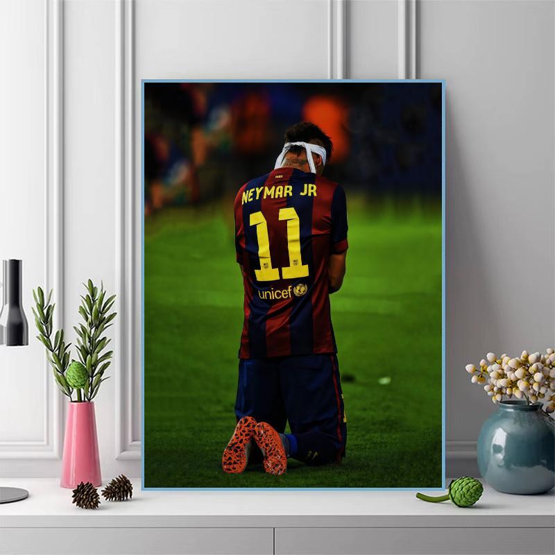 Neymar Pattern 3pcs 100% Round Full Drill 5D DIY Diamond Painting Embroidery Cross Stitch Rhinestone Décor