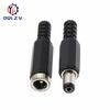 DC Female Male Power Plug 5.5mm X 2.1mm Male Female Jack Socket Adapter Connectors Set For DIY Projects Connector
