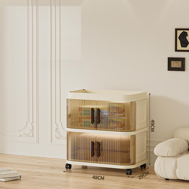 Folding Storage Cabinet Storage Box Multi-layer Wardrobe Multi-layer Clothes Storage Cabinet Foldable Transparent Storage Cabinet