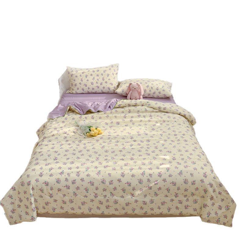 Class A Double Layer Soybean Fiber Quilt for Mothers & Babies - Lightweight Children's Summer Air Conditioning Quilt
