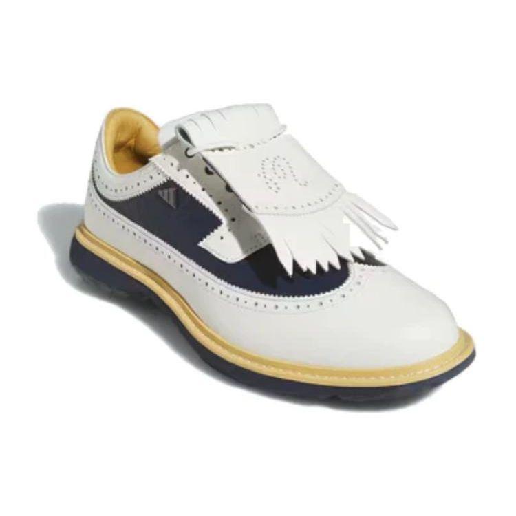 Malbon Golf X Adidas MC87 Spikeless Golf Off White Collegiate Navy Unisex Sneakers Crystal-Jade IF8648