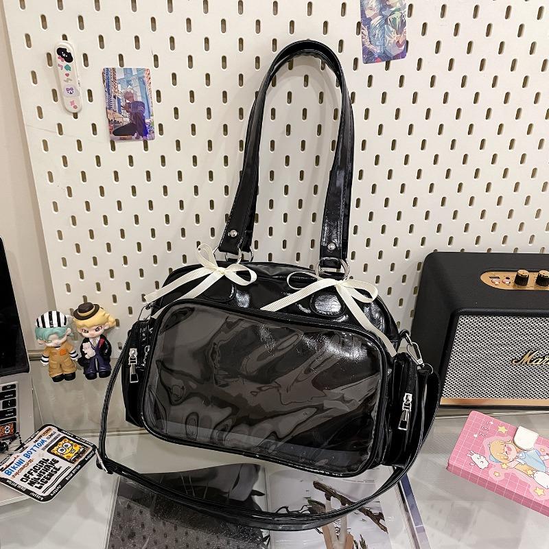 

Новая японская сумка для боли Второе измерение Японская униформа Сумка JK Наплечная сумка Большая вместимость Через плечо Универсальная Бар Милле Девушка чёрный