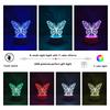 3D Butterfly Creative Night Light USB Home Decoration Table Decoration Living Room Bedroom Decoration Light Birthday Gift