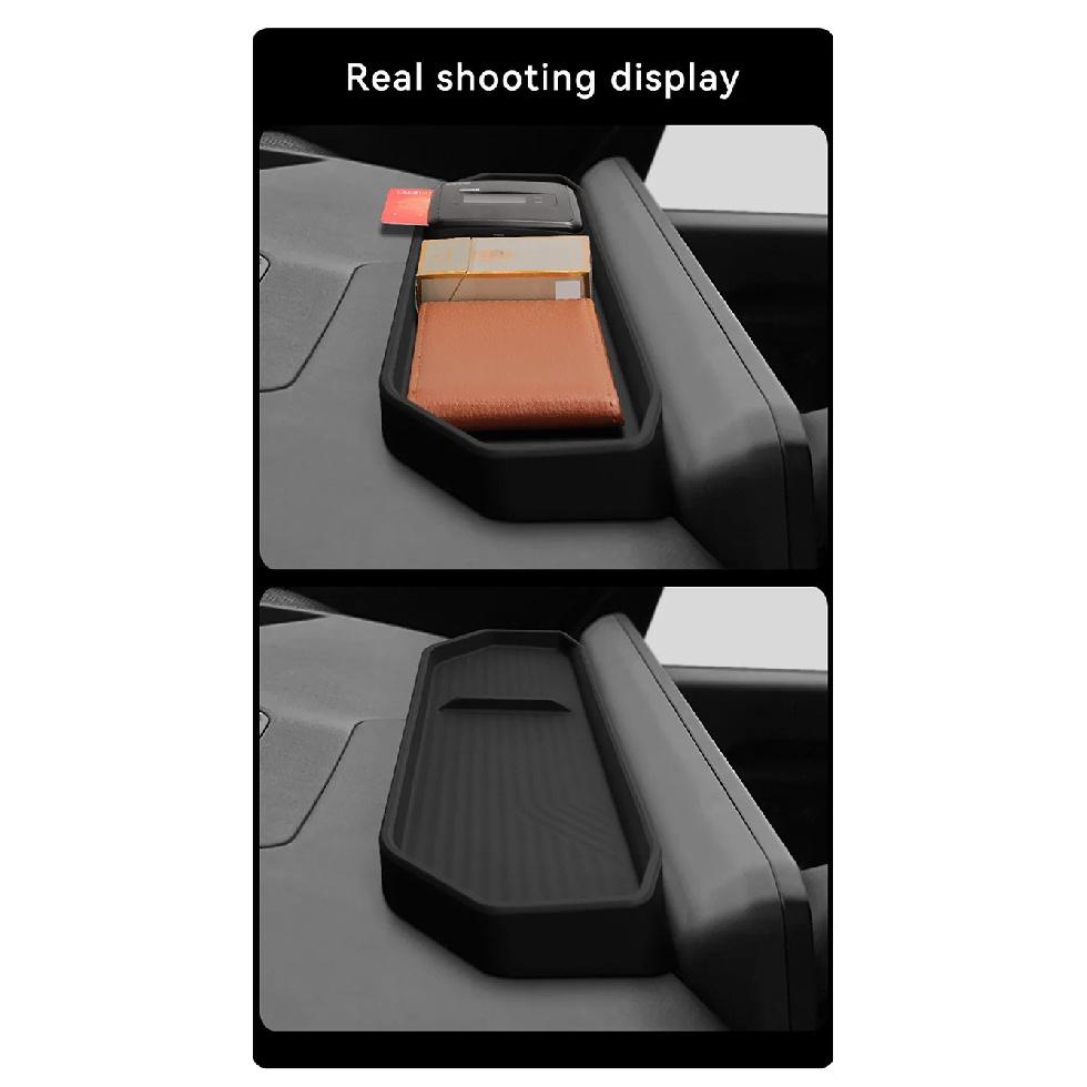 Suitable for 24-25 Kia EV9 rear-screen storage box interior modification device storage box car modification products