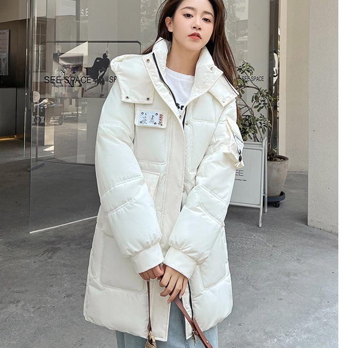 Winter Fashion Cotton Down Women Parkas With Hooded Loose Thicken Bread Coat Womens Jackets Outwear