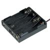 Nebeneinanderliegender Batteriehalter (4xAAA)