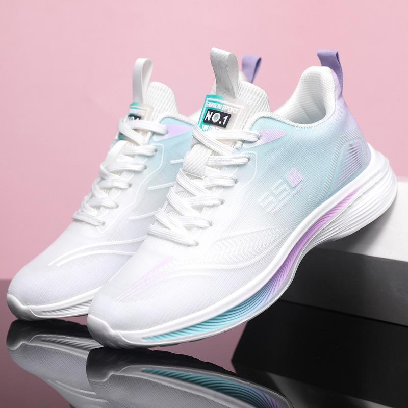 Shoes Sneakers Spring and Summer New Popular Casual Soft Sole Student Mesh Breathable Running Shoes