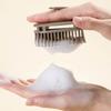 Square Shape Head Scalp Massage Comb Soft Body Massage Shower Brush Salon Hairdressing Tool  Unisex