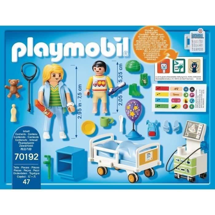 Playmobil - 70192 - City Life the Hospital - Children's Hospital Room
