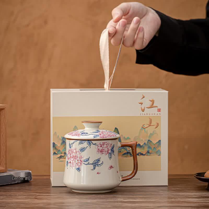 Meijin Ceramic Mug with Lid
