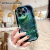 Phone Case: 2D Flat Design Suitable for iPhone 18 17 16 15 14 13Pro Film Protective Case, Couple Style, Fluorescent Green Rose, Christmas and Hallowee