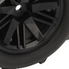 4PCS RC Tire Wheel Plastic Hub Rubber Black Strong Grip Pattern Shock Absorb RC Car Part for WLTOYS 144001 1/14 1/16 1/18