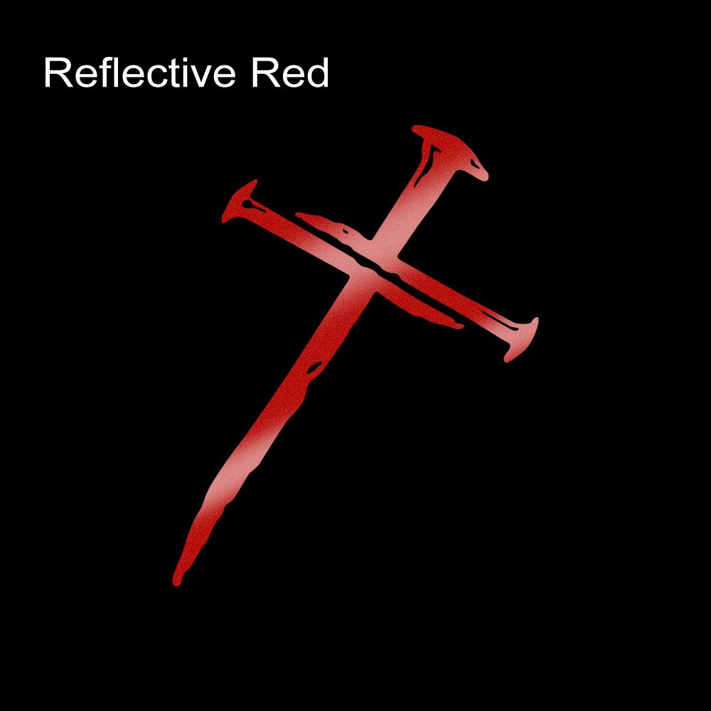 

Creative Car Sticker Cross Nail Design Vinyl Decal Waterproof Reflective Sticker Personalized Car Styling Decorative Accessories