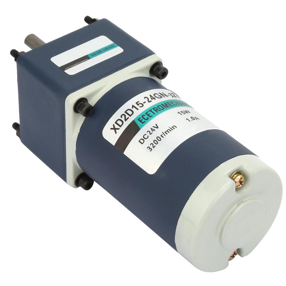 DC24V 15W XD2D15 24GN 32S Permanent Magnet DC Reduction Gear Motor Adjustable Speed (17RPM)
