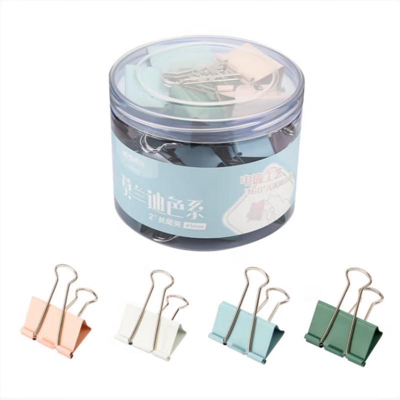 M&G Morandi Color Metal Binder Clips
