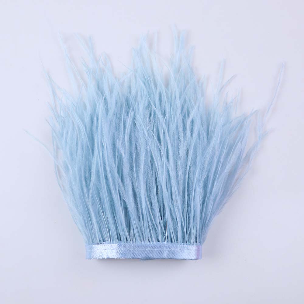 Feather 6-18CM Natural White Black Ostrich Feathers Trim for Wedding Dress Clothing Accessories Party Decoration Plume Fringe