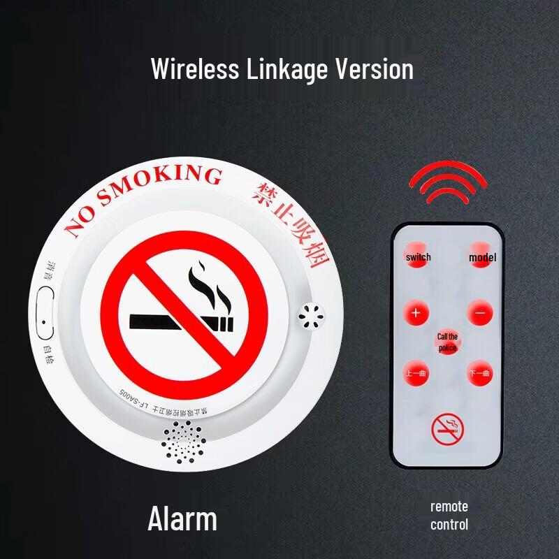 LFang SA005RF Interconnected Voice Alert Smoking Detector