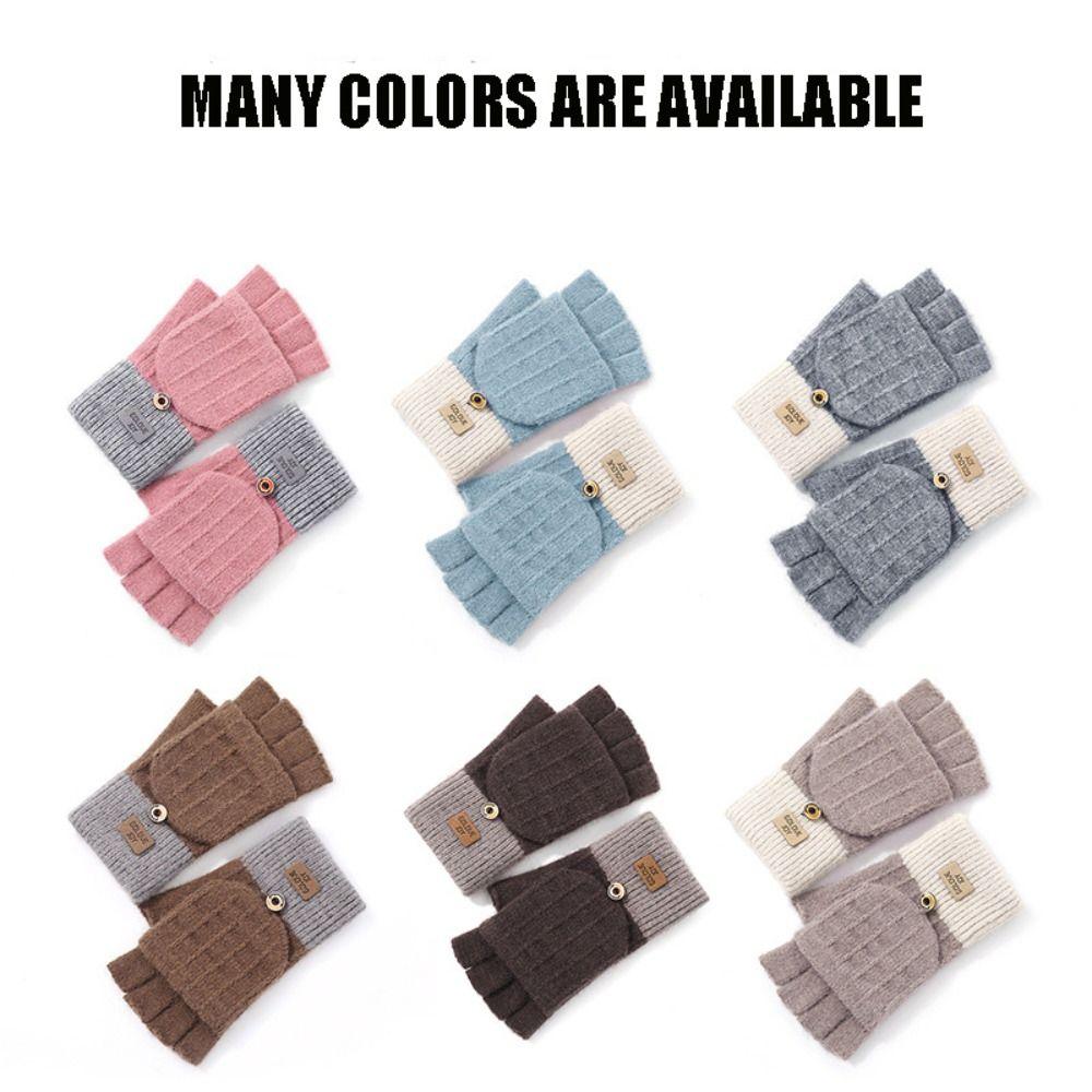Warm Winter Gloves Cashmere Cold Mitten New Knitted Glove