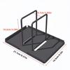 Metal Napkin Holder forTable with Salt and Pepper Shakers Caddy,Napkin Storage Dispenser for Kitchen DinnerTable and Picnic Deco