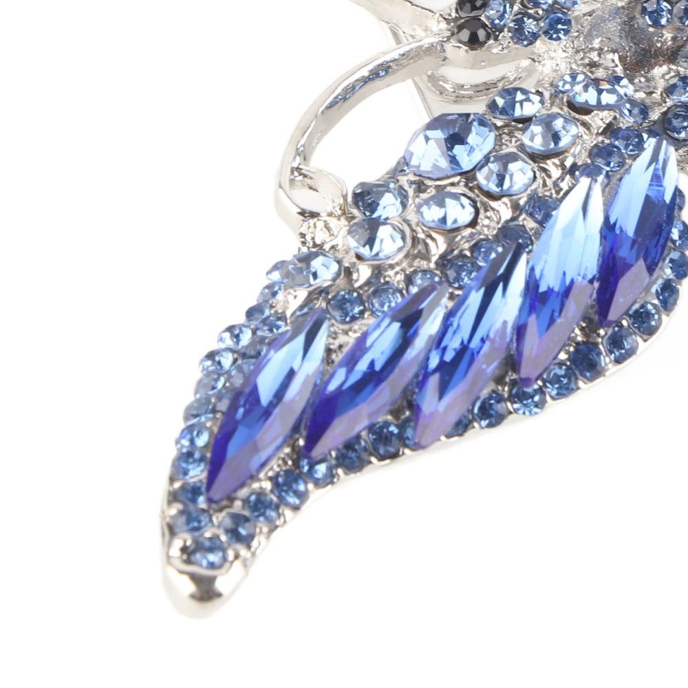 2pcs Exquisite Design Butterfly Brooch Pin Butterfly Corsages Brooch For Women