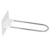 Clothes Hanger Organizer Stainless Steel UShape Wall Storage Rack for Bathroom Balcony White