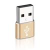 Metall einteilige Shell Typ-C Buchse auf Stecker USB-Adapter Lade-Datenübertragungsanschluss