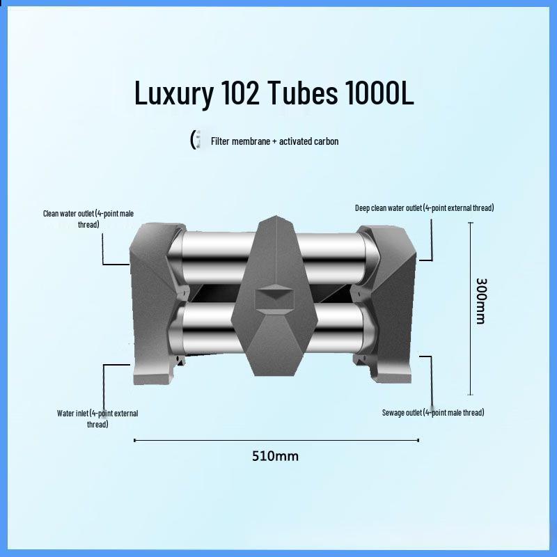 OLOEY Household Activated Carbon Stainless Steel Water Purifier