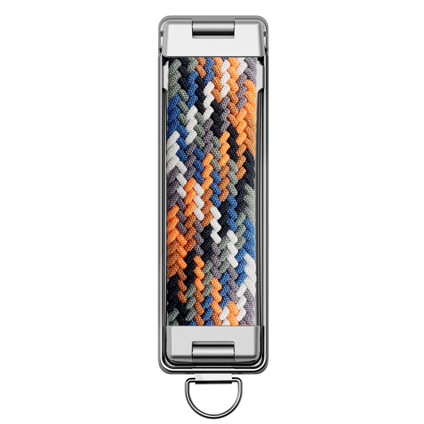 Foldable Rainbow Phone Holder: Breathable, Portable, with Lanyard Hole and 3-in-1 Stand Phone Stand