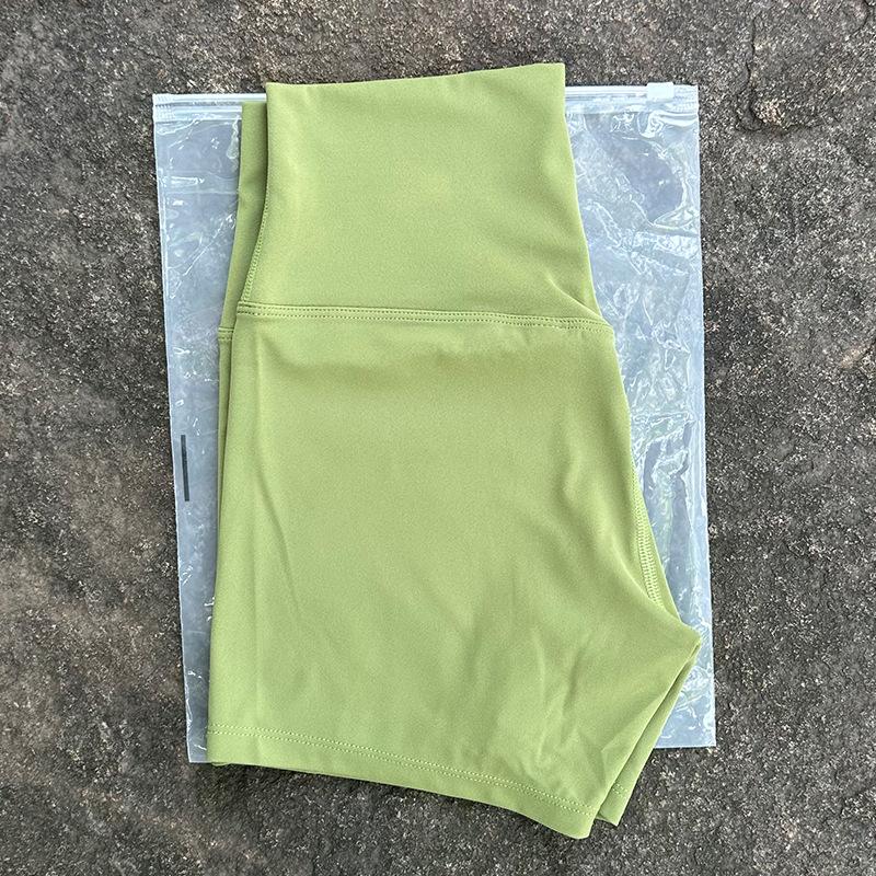 

Спортивные шорты новый нюдовый цвет высокая талия абразивные шорты одежда для йоги нейлоновые шорты женские облегающие йога три точки персик XL-8