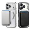 Plating Magnetic Phone Case for IPhone 17 AIR 13 14 15 Plus 16 Pro Max Card Holder Wireless Charging for Magsafe Protect Cover