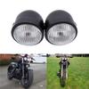 Universal Motorcycle Front Headlight Lamp Dual Headlight Lamp Accessories for Harley Softail Honda Yamaha Cafe Racer