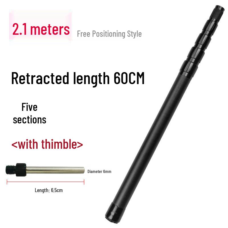 Manulife 3M Carbon Sky Canopy Portable Telescopic Fishing Net Pole