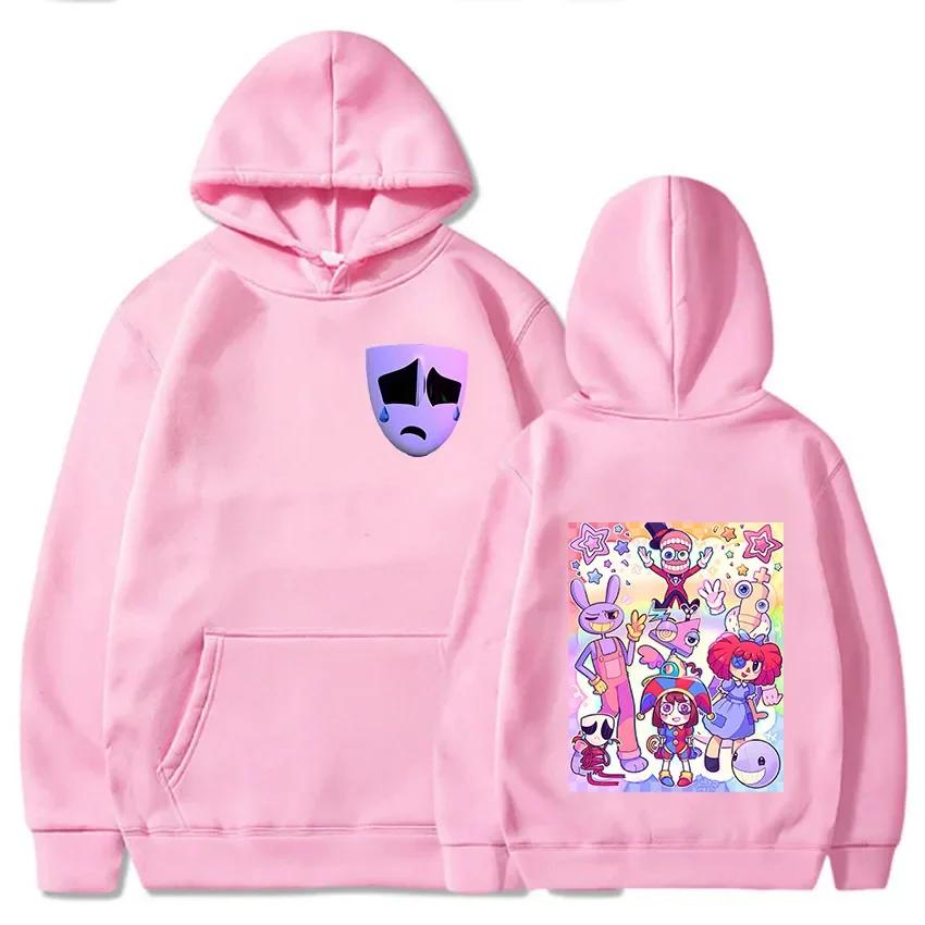 Hanoracele Amazing Digital Circus Femei Harajuku Kawaii Pomni Jax Gangle Kinger Zooble Topuri Hanorace Unisex cu Glugă