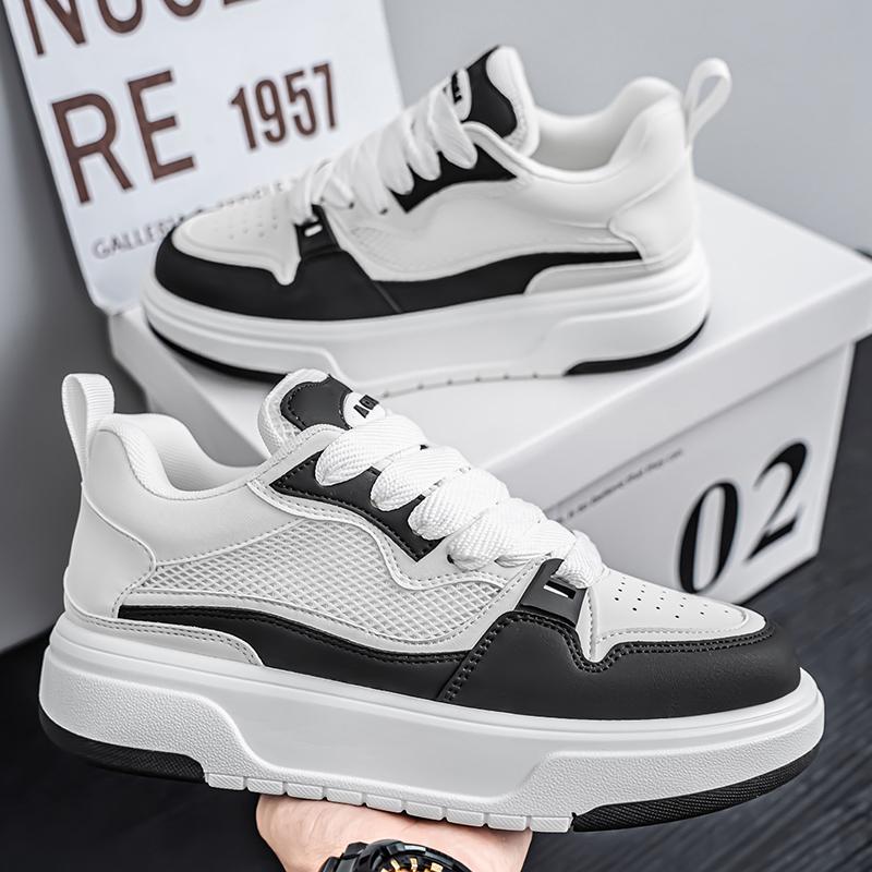 Herr Casual Fyra Säsonger Mode Studenter Bekväma Sneakers Pojkar Trendiga Mjuka Sula Andningsbara Skor