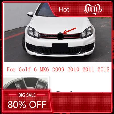 For VOLKSWAGEN VW 2026 New 2pcs 135mm 110mm Car Front Grill Badge and Rear Trunk Emblem Lid Logo Car Styling For Golf 6 MK6 2009