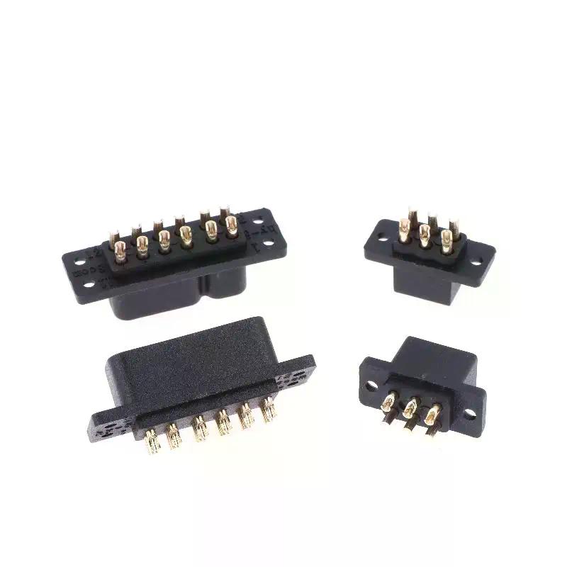 1/5 Pairs 5A Rated Current RC Model Motor Servo Connector 6P/12P Male Female Plug With Anti-Reverse Insertion Function