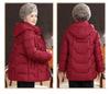 Women's Winter Cotton Jacket: Thickened Coat for Middle-Aged & Elderly, Chinese Style for 60s-70s Ladies