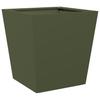 Vidaxl Garden Planter, Olive Green, 40X40X40 Cm, Steel