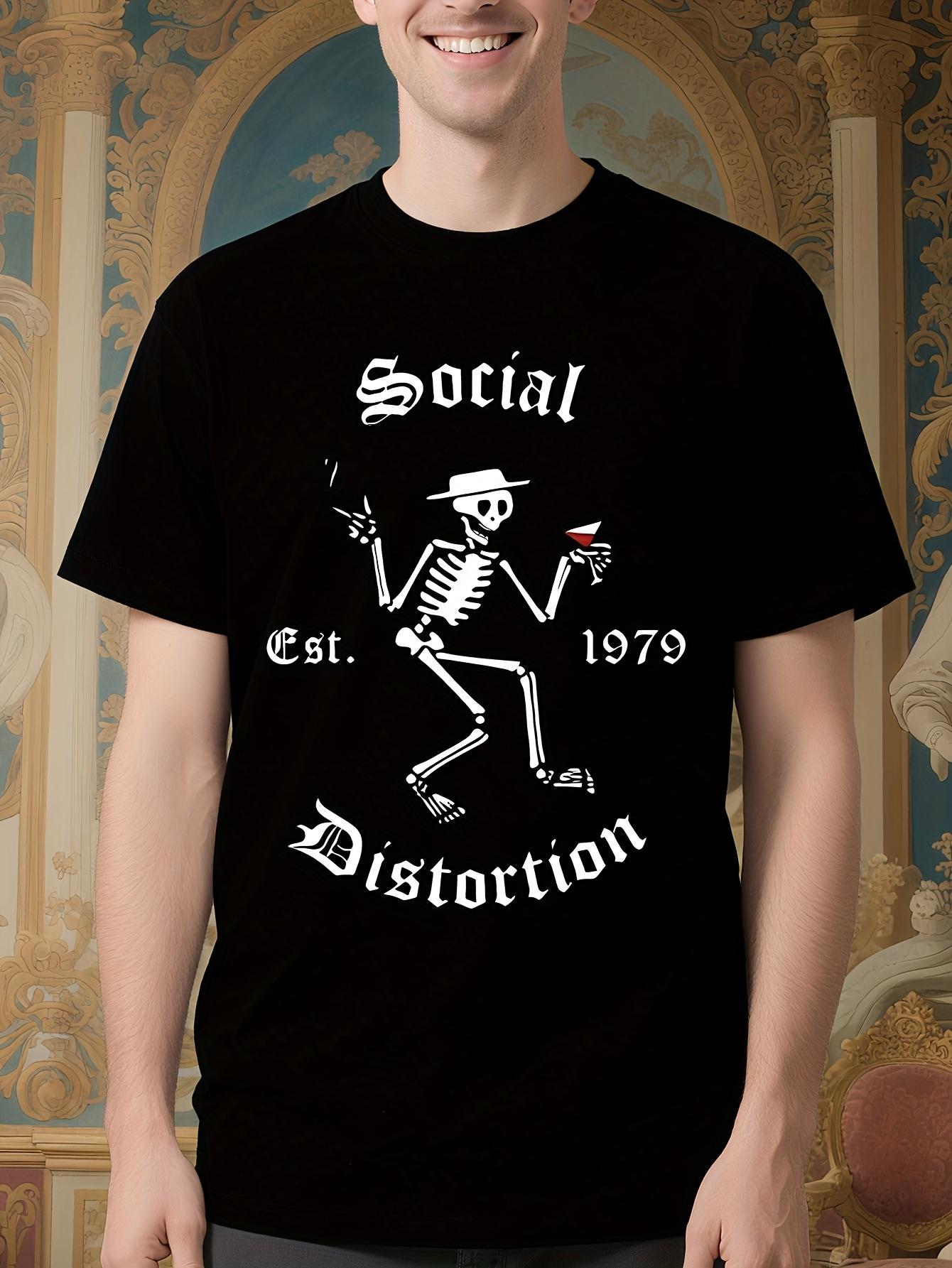 Social Distortion Band Graphic Tshirt - Punk Rock Tee wit... XXL