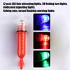 Energy Efficient 3V Fishing Light with Flashing Alerts Waterproofed Durability LED Fish Light for Marine Boats Safety