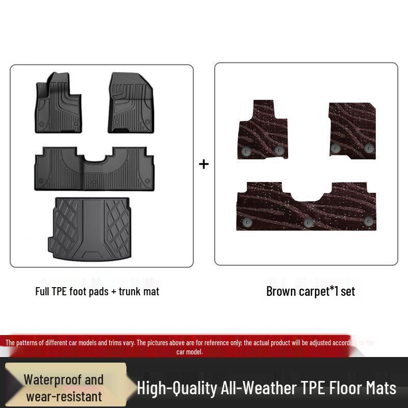Custom TPE Floor Mats for Mercedes-Benz GLC Models (GLC300L, GLC260L, GLC200)