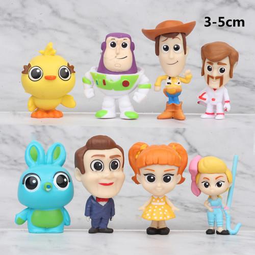 Anime Toy Story 4 Cartoon Figure Toy Woody Buzz Lightyear Rex Alien forky Doll action figure Children Gift